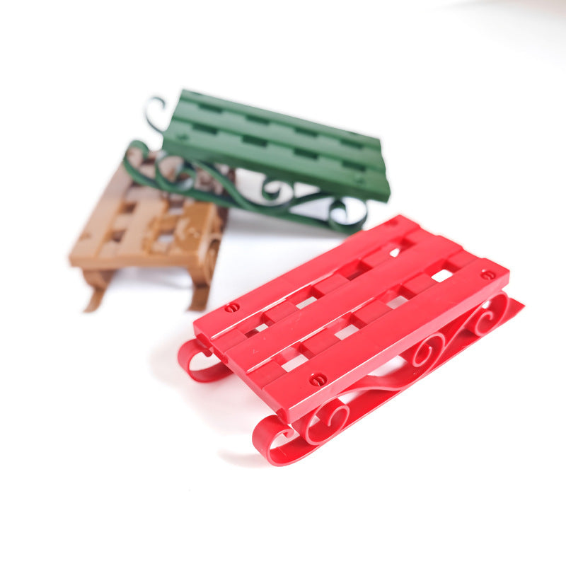 Wholesale Christmas sleigh scooter mini plastic sleigh scooter winter