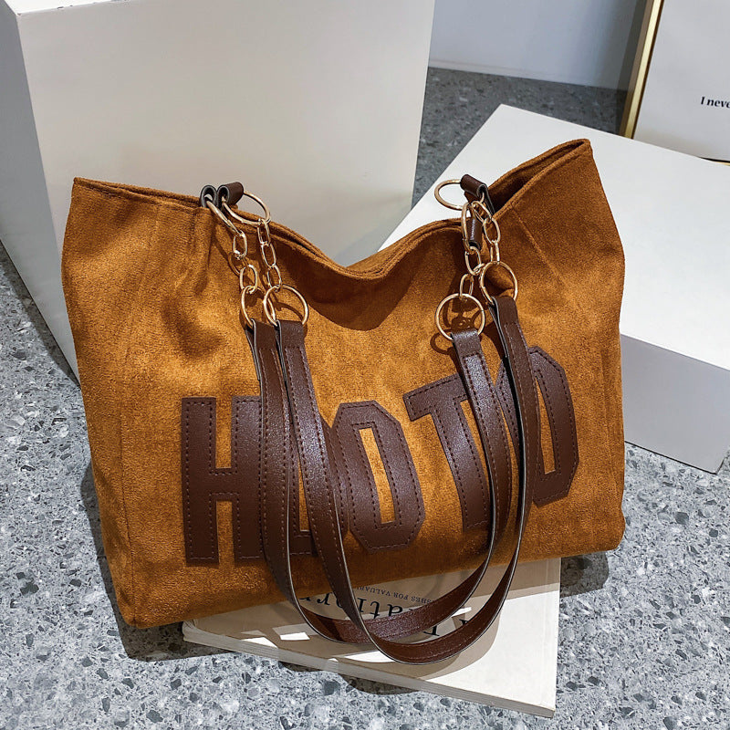 Wholesale High-capacity Commuting PU Shoulder Bags