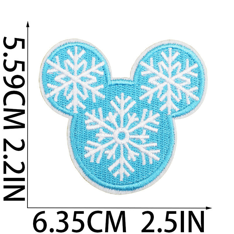 Wholesale Embroidered Patch Sew On Badge Polyester Craft Supply For Clothing Bags Decorative Gift OLY Exclusive