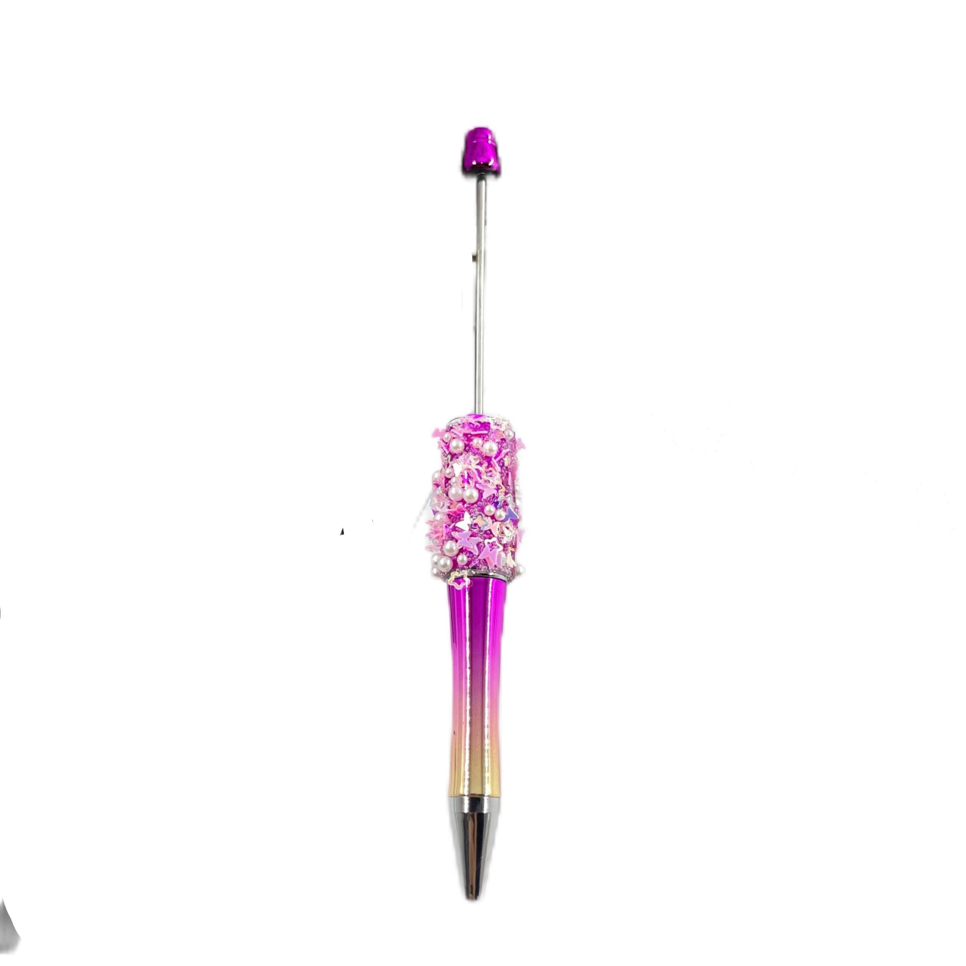 Wholesale 10pcs  DIY sequin electroplating bead pen handmade resin patch