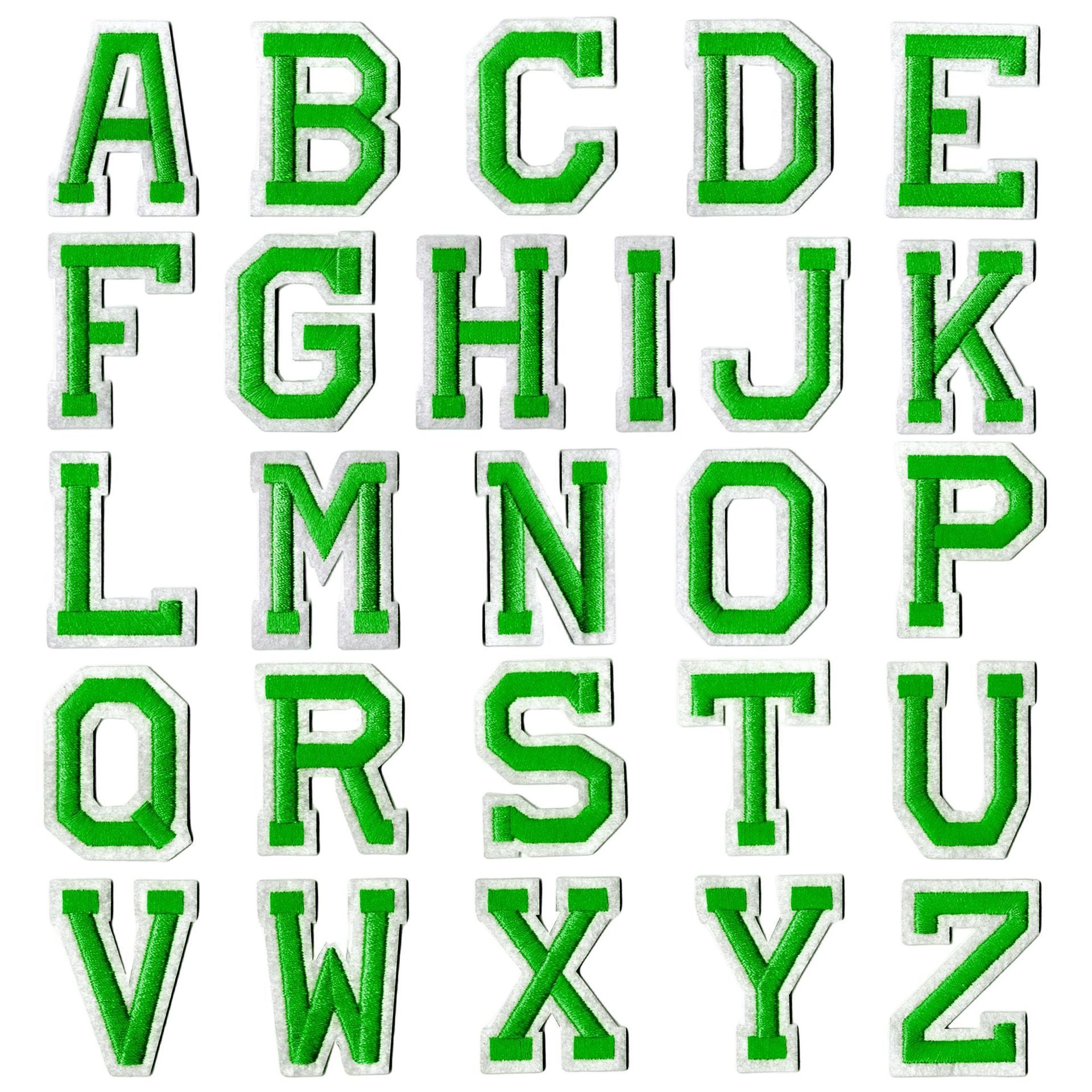 Wholesale Fabric Embroidered Alphabet Patches 26 Gold Letters Set For DIY Clothing Towel Decorative Gift