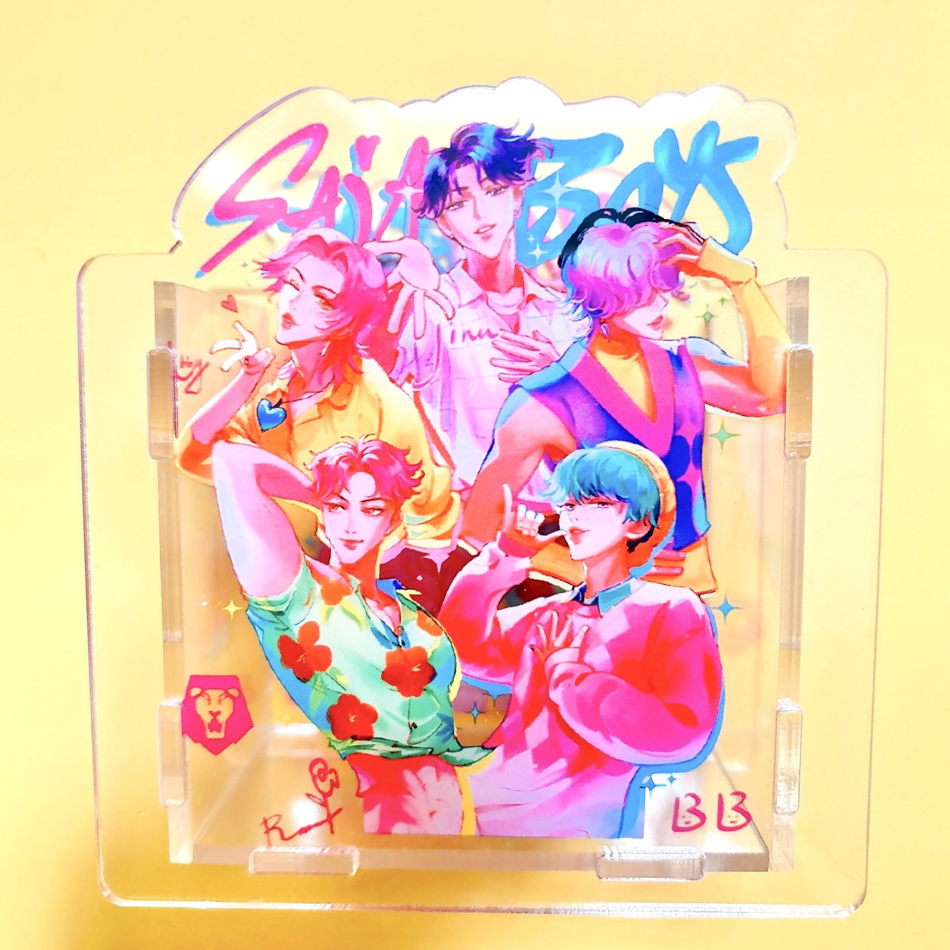 Wholesale New acrylic pen holder pencil box stationery storage 10cm