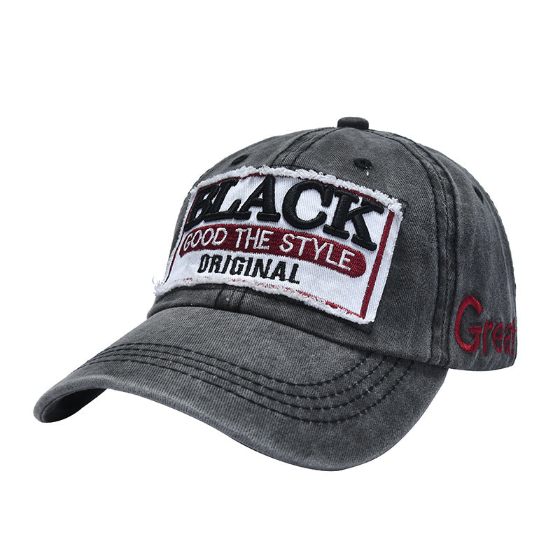 Wholesale Patch Large Letters Three-dimensional Embroidery Polyester Baseball Cap