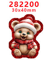 Wholesale Random 30pcs Christmas Cartoon Series Acrylic Flatback