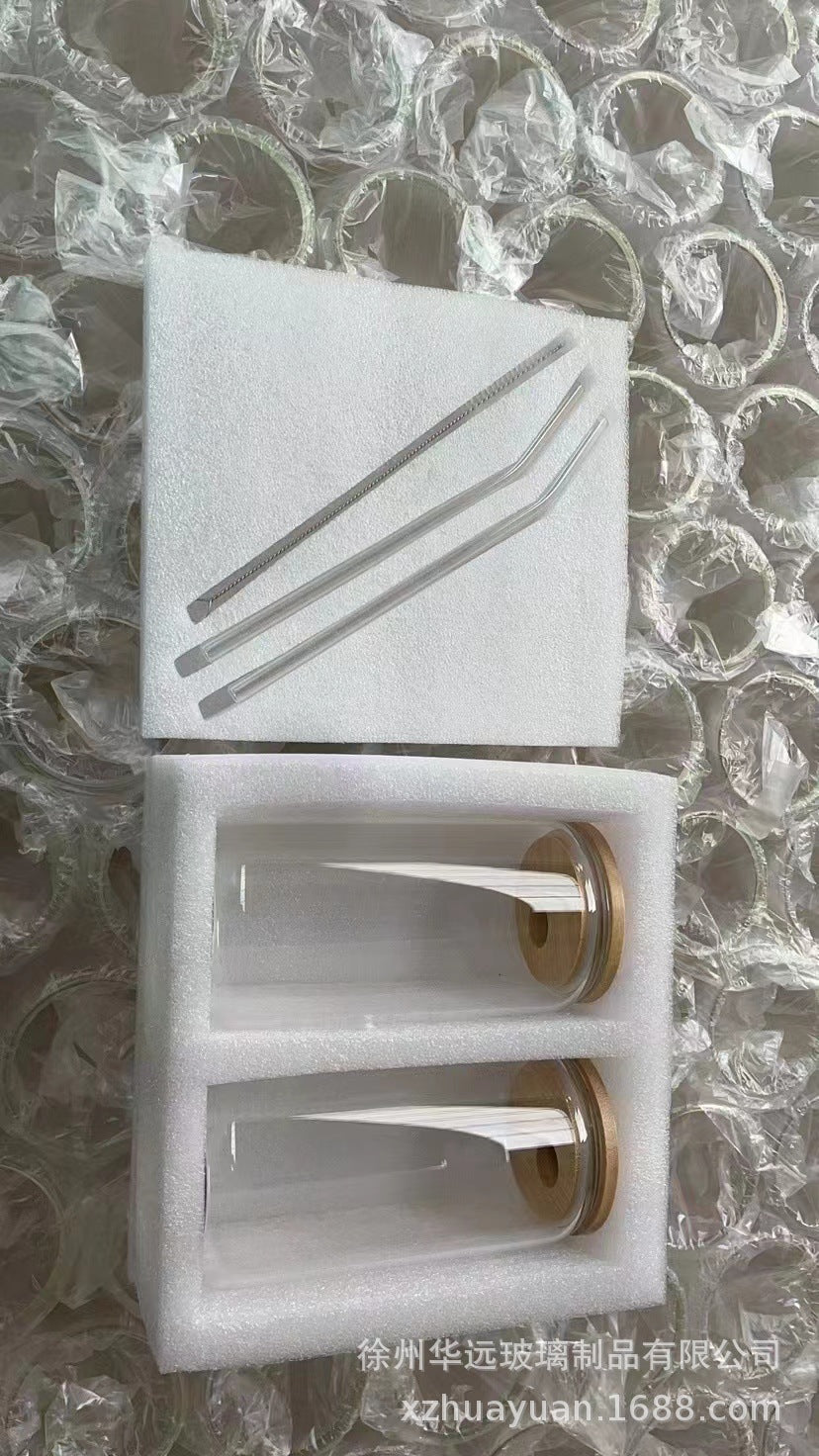 Wholesale 16oz high borosilicate heat-resistant glass cup