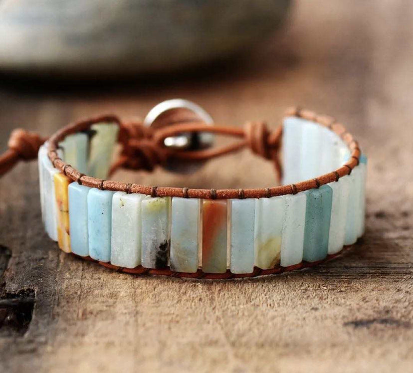 Wholesale Hand-woven Leather European and American Bohemian Creative Bracelet