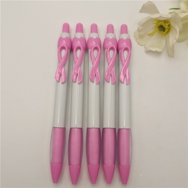 Wholesale  50PCS Ribbon Plastic Ballpoint Pen