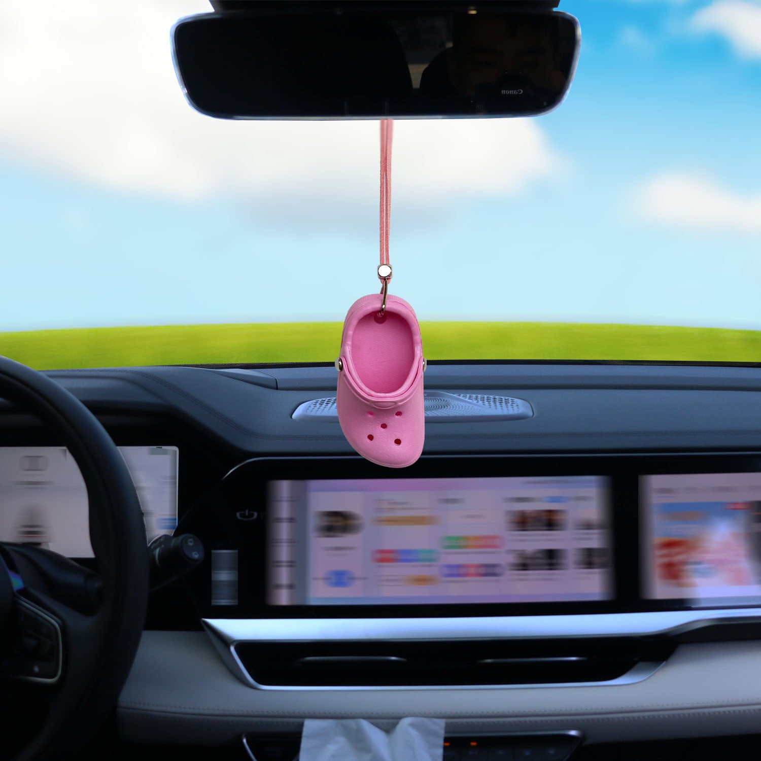 Wholesale  decorative colorful rope pendant car pendant