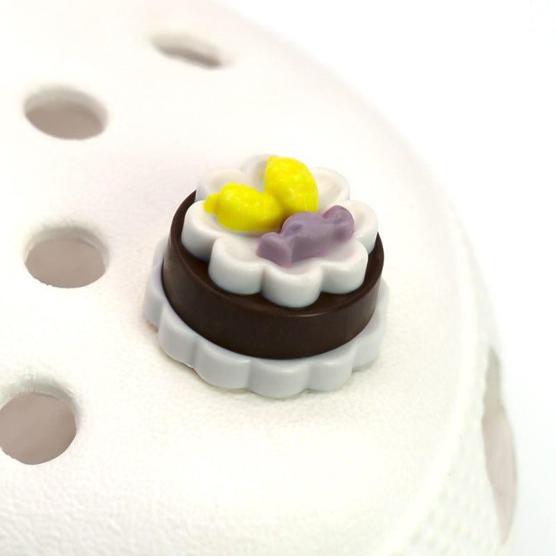 Wholesale 5pcs Cartoon 3D Garden Crocs Decorative Accessories