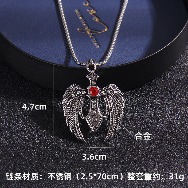 Wholesale Cross Necked Sweaters Stainless Steel Necklace
