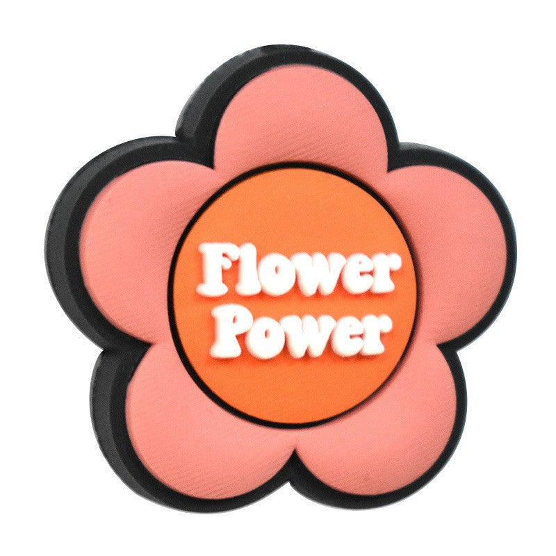 Wholesale Random 100pcs  Cartoon Love and Peace  Focal Beads