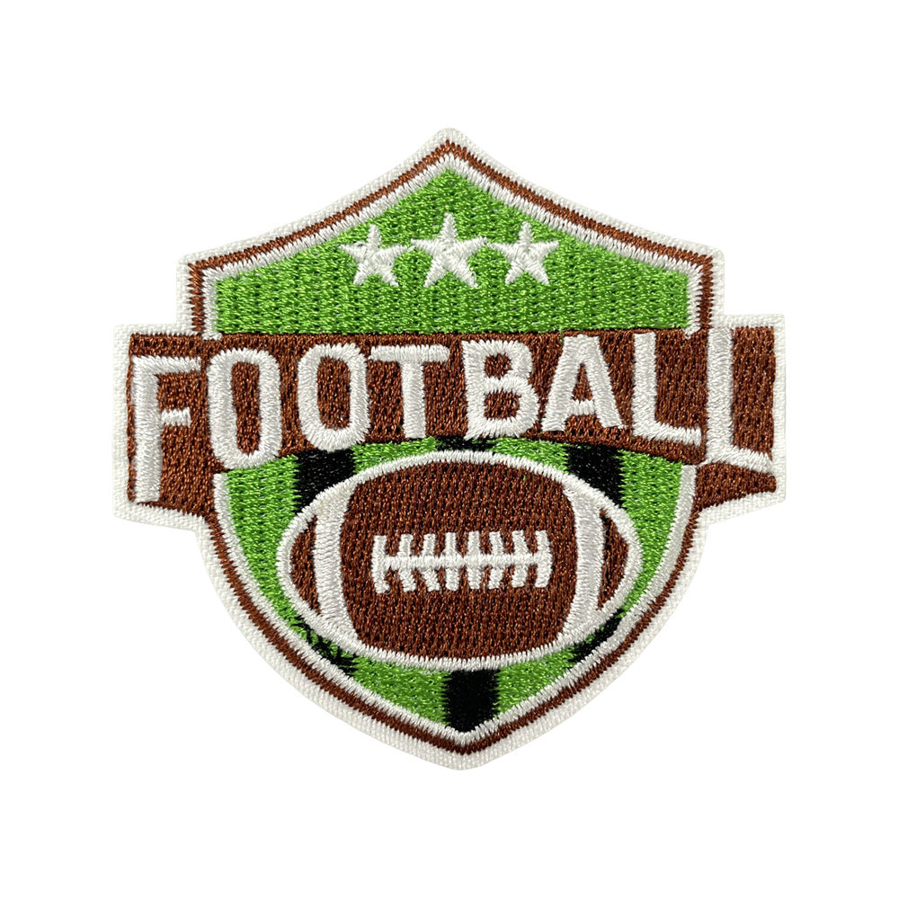 Wholesale Game Day Embroidered Patch Iron On Football Design For Coats Fashion Clothing Accessory