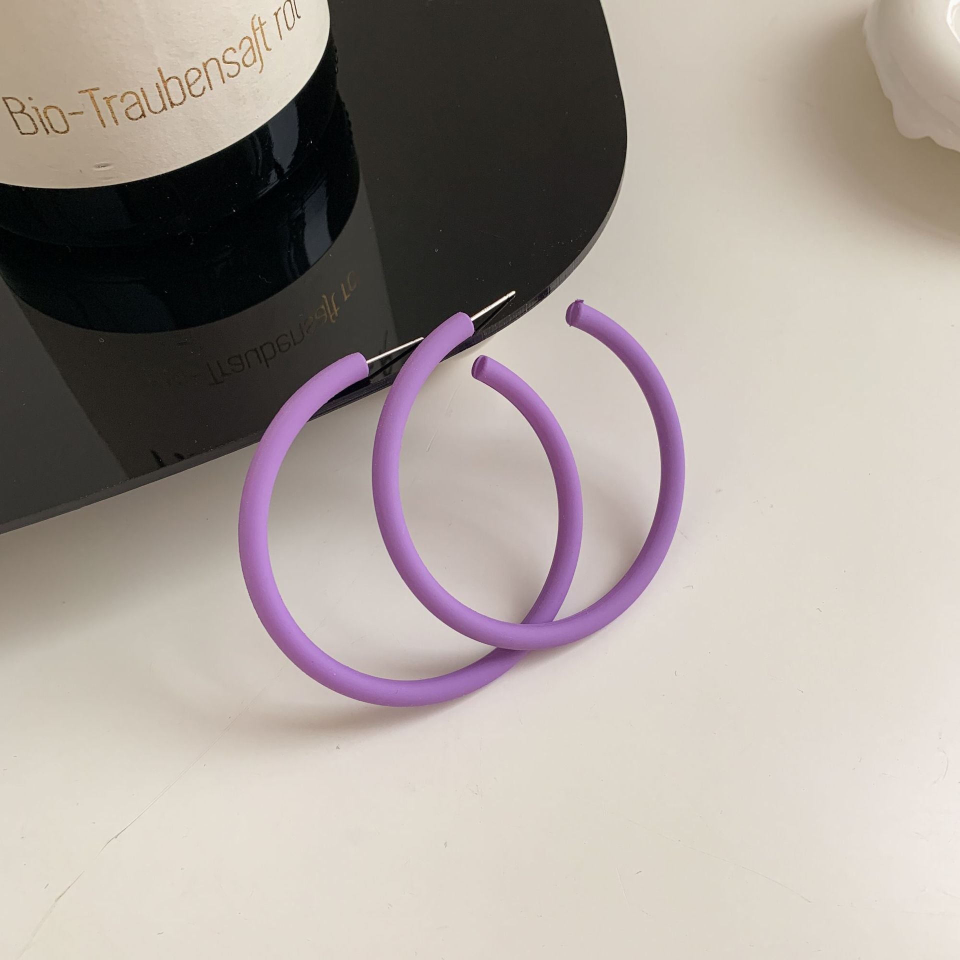 Wholesale Large hoop earrings C shape