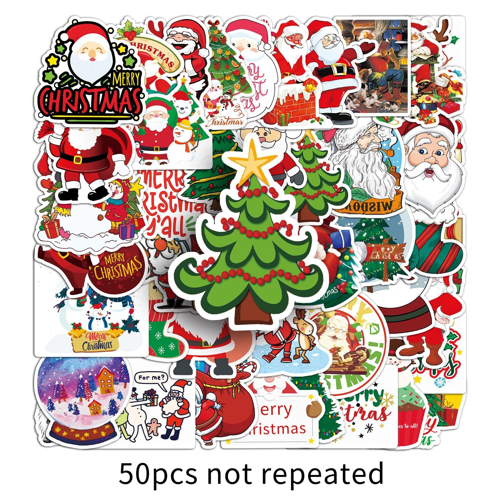 Wholesale 50pcs/ pack Christmas Graffiti Stickers  Stickers