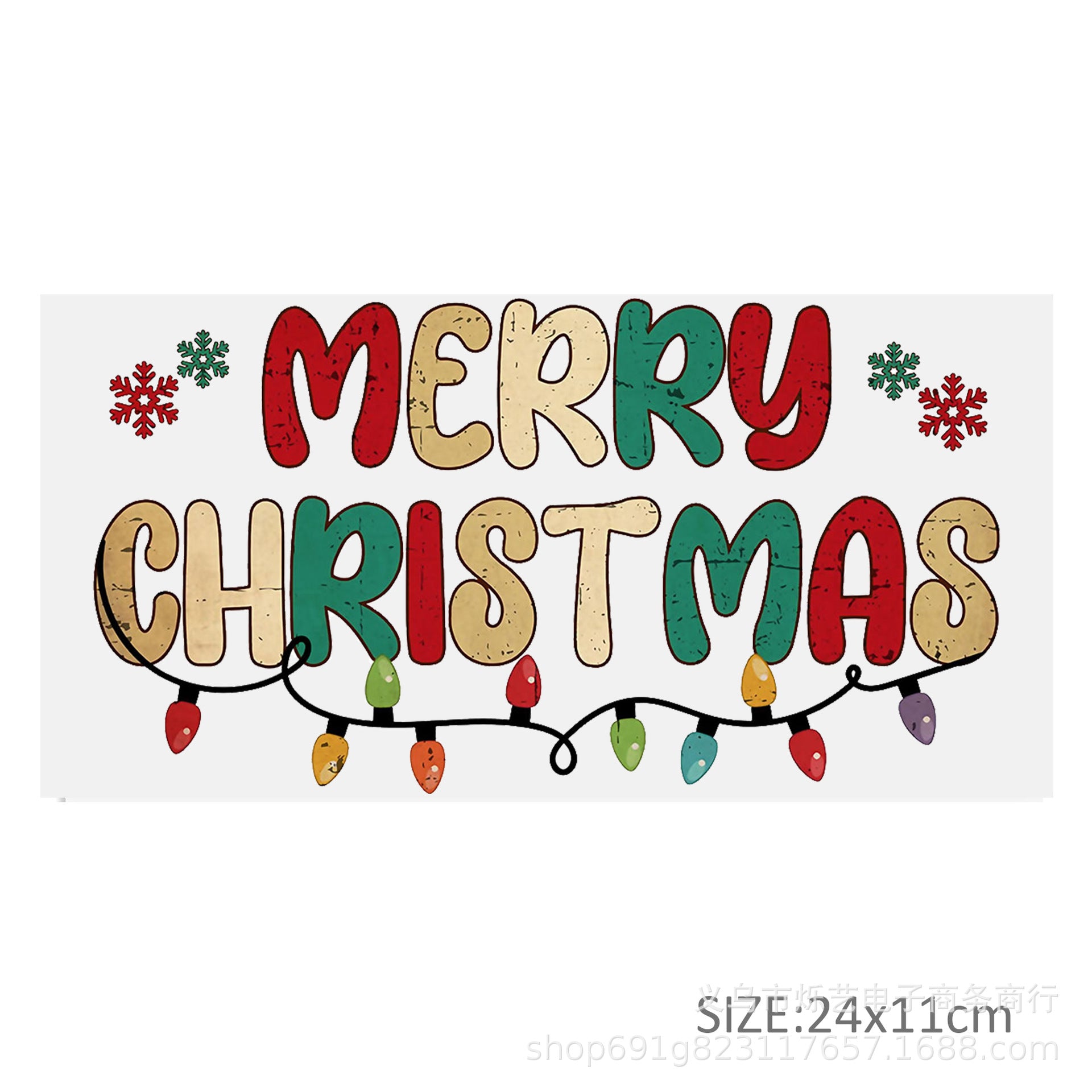 Wholesale Christmas  Snowman Drink  16oz Cup UV DTF Wraps