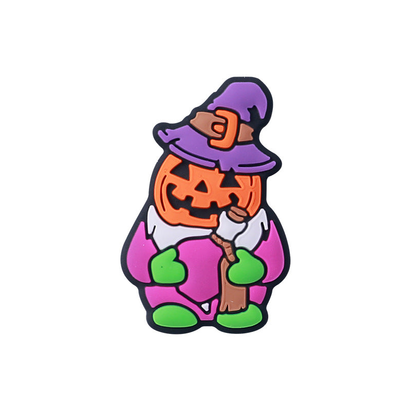 Wholesale  20pcs Halloween silicone beads new dark series loose beads diy bracelet necklace accessories cartoon silicone beads