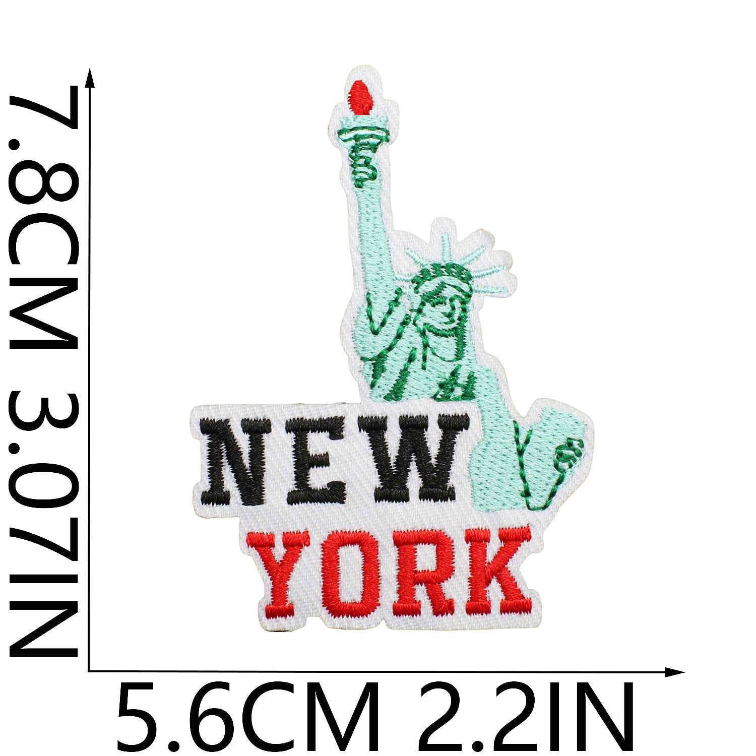 Wholesale Statue of Liberty Independence Flag Embroidery DIY Patches