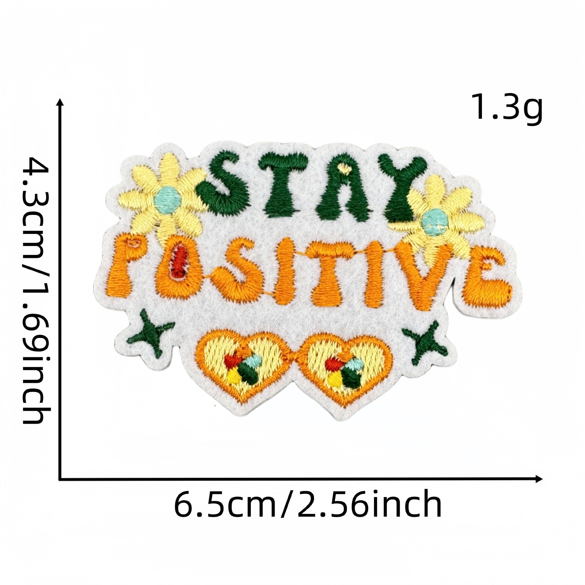 Wholesale Colorful English Letter Embroidered Iron On Patch Stylish Backpack Travel Decoration Gift