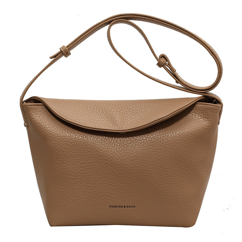 Wholesale 2023 Autumn PU Shoulder Bag Casual Bucket Bag