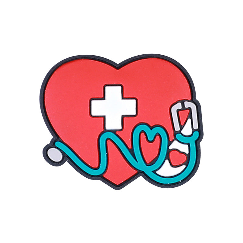 Wholesale 20PCS Cartoon Pet Doctor Silicone Beads