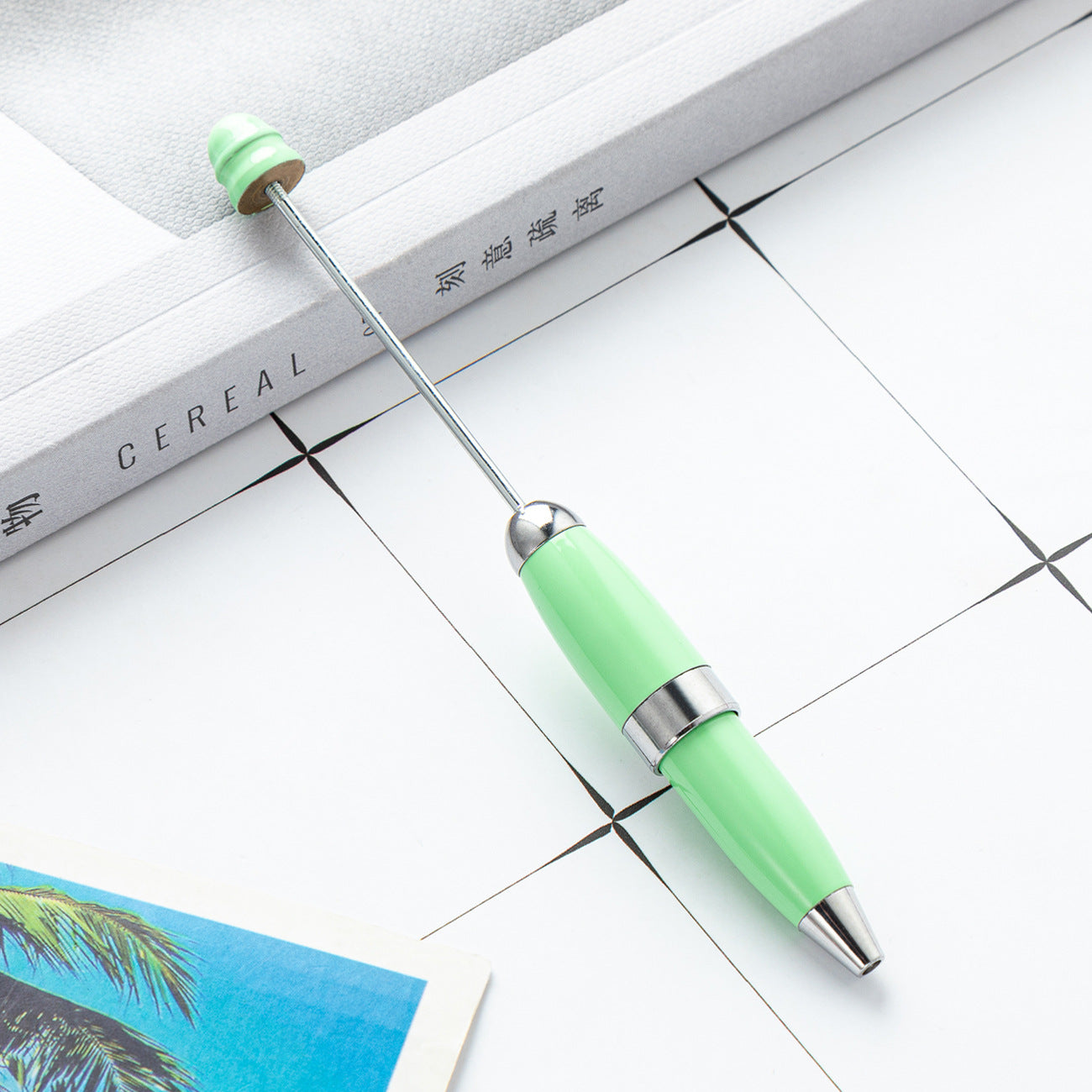 Wholesale 11.9cm Beadable Pens Portable Mini Pen Metal Pen