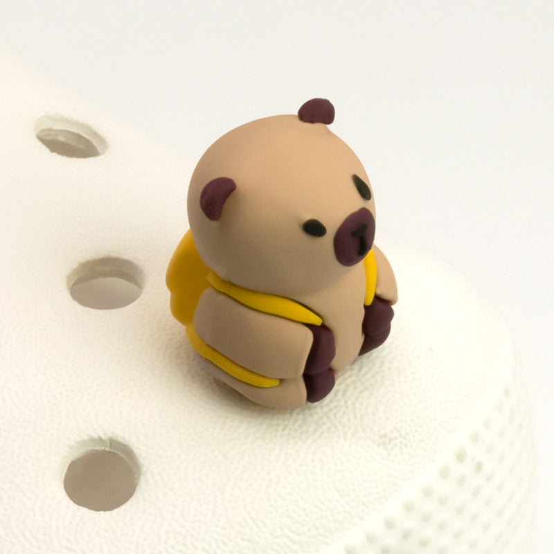 Wholesale 5pcs Cartoon 3D Garden Crocs Decorative Accessories