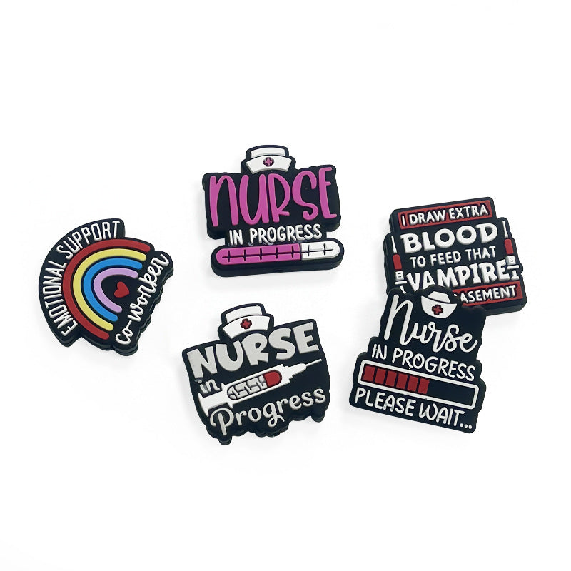 Wholesale 10pcs DIY Cartoon Silicone Beads