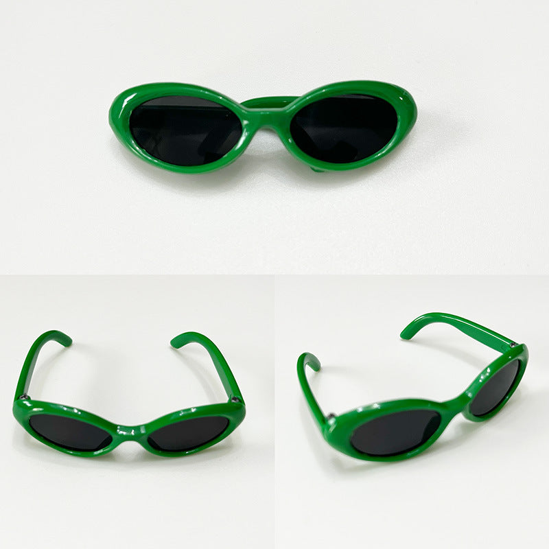 Wholesale 6. 5cm wide glasses doll sunglasses Doll Accessories
