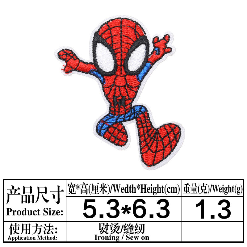 Wholesale Cartoon Embroidered Patches Set 20 Styles Twill Applique For Clothing Coat Bag Decor Boutique Resale Accessory OLY Exclusive