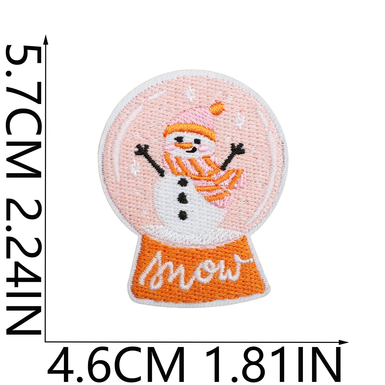 Wholesale Polyester Iron On Christmas Embroidered Patches Bells Stars Cartoon Design For Clothing DIY