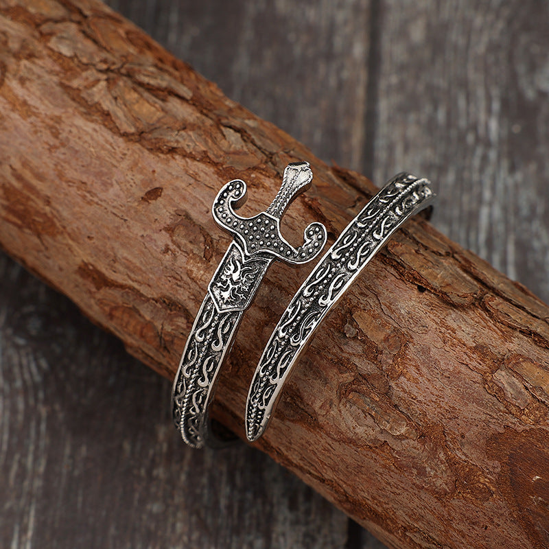 Wholesale Vintage Gothic Snake Sword Bracelet