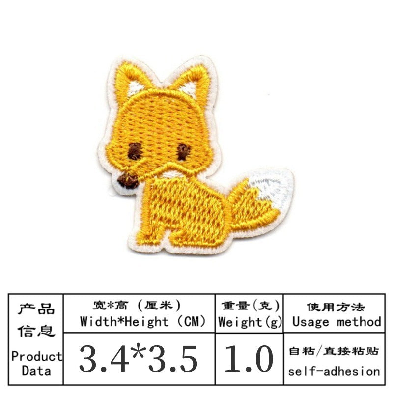 Wholesale Cartoon Animal Flower Embroidery DIY Patches
