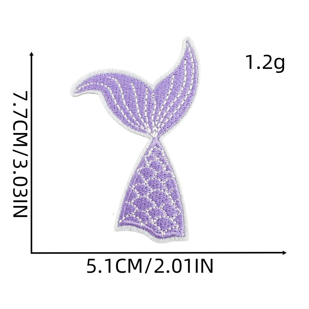 Wholesale Cartoon Mermaid Embroidered Patch