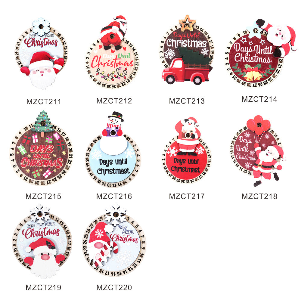 Wholesale Christmas 3D Countdown Photo Frame Magnetic Fridge Magnet