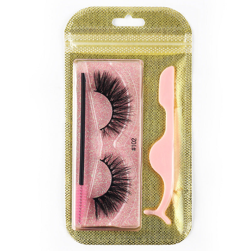 Wholesale 3D false eyelashes natural thick