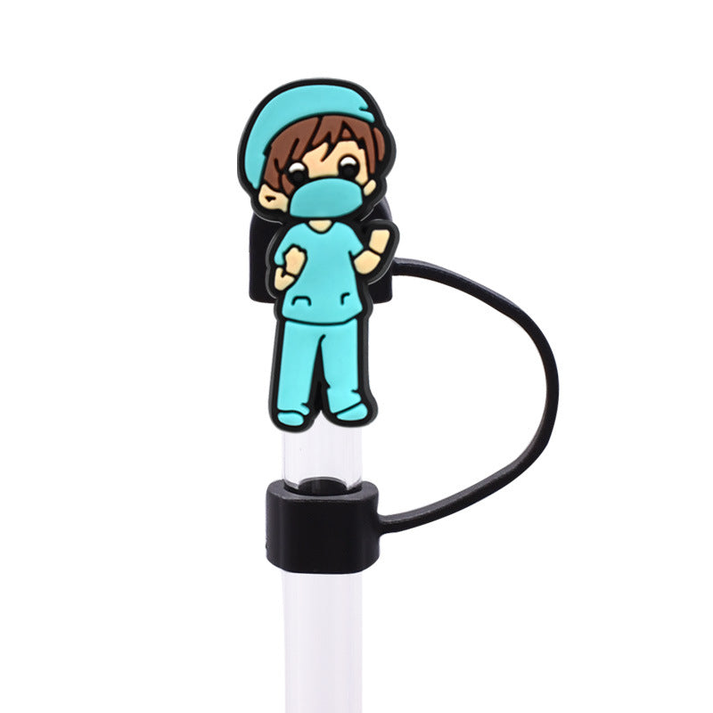 Wholesale  Random 100pcs/pack    Medical dust plug  straw cap  Straw Tube Cap