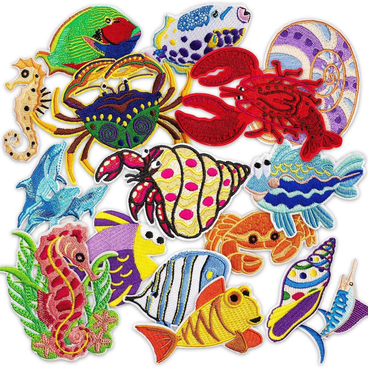 Wholesale Felt Twill Sequin Dinosaur Cartoon Patch Set For Clothing Decoration And DIY Craft Supply