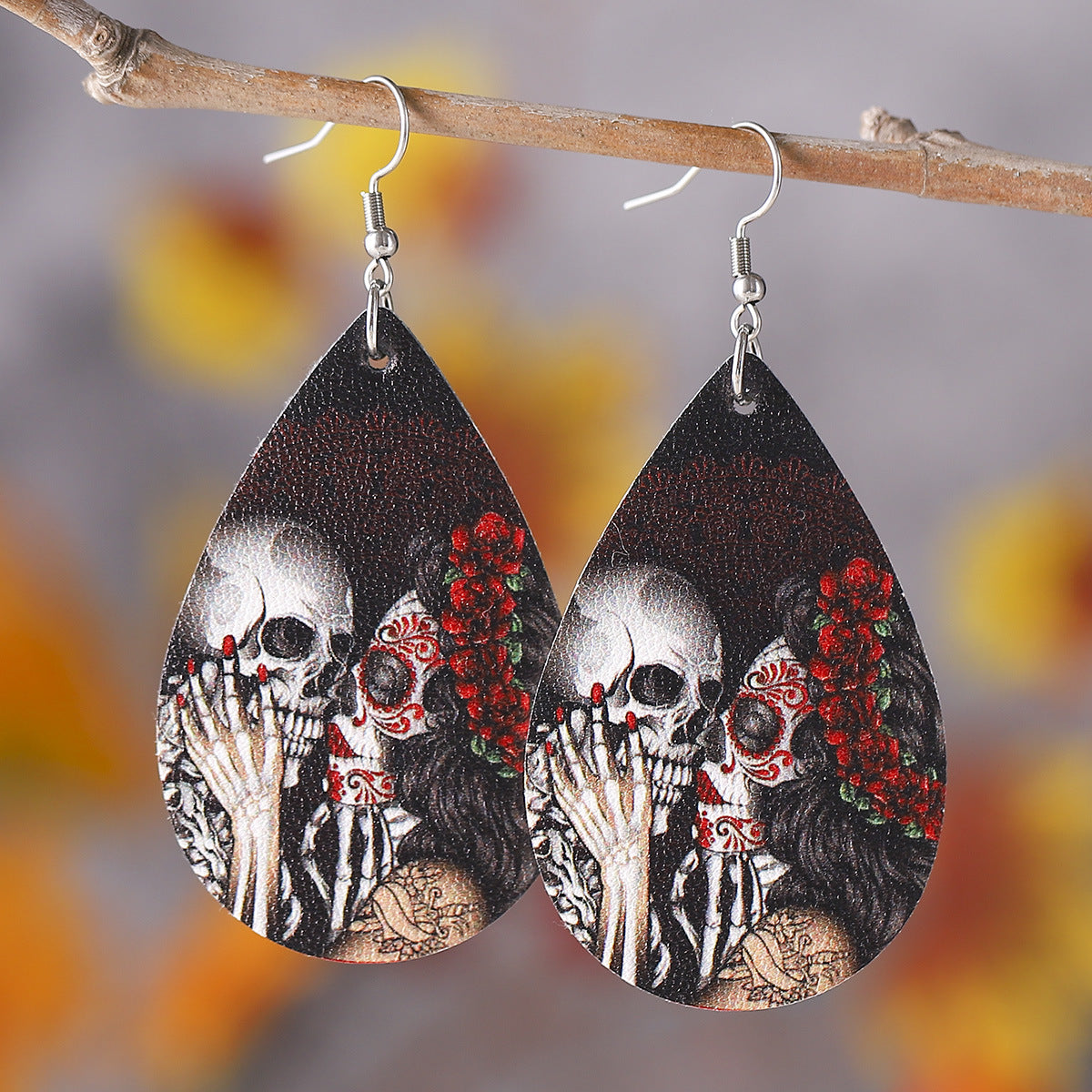 Wholesale  Gothic Leather Earrings