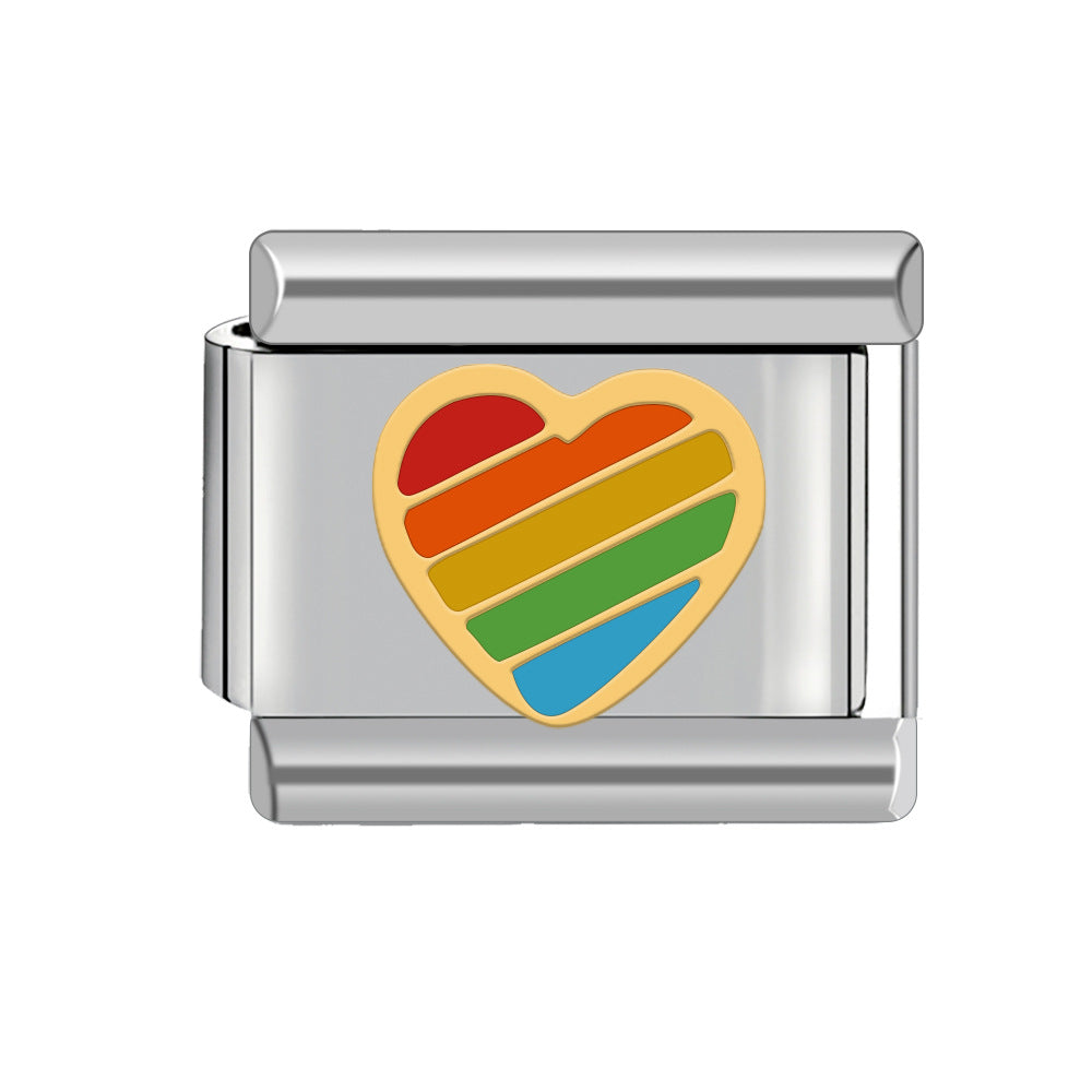 Wholesale Italian Charm Bracelet 9mm DIY Spliced Detachable Butterfly Combination Bracelet