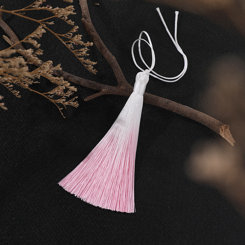 Wholesale 10pcs 10CM Gradient Tassel Ear Pendant Accessories