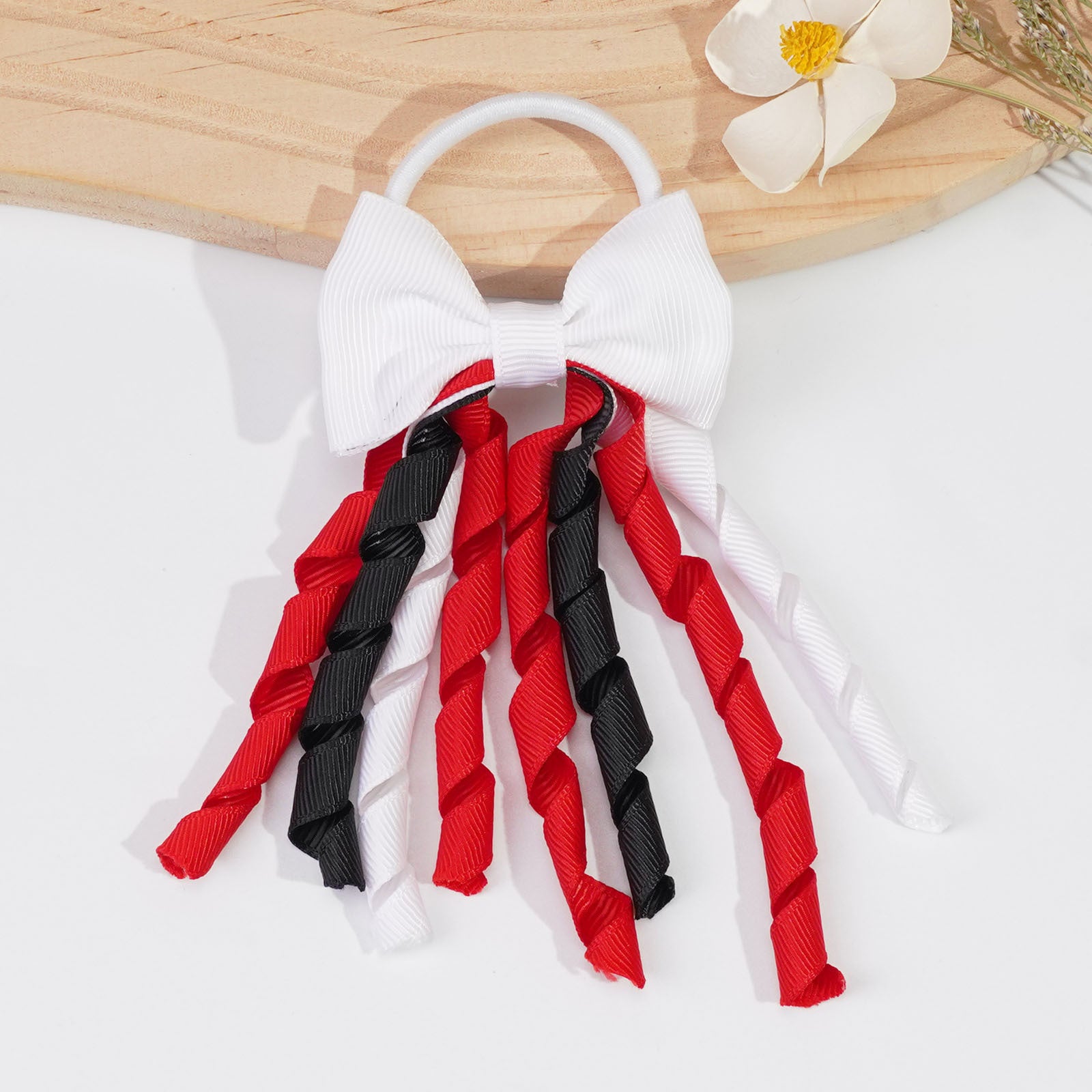Wholesale bow rubber band roll thread belt Christmas headdress