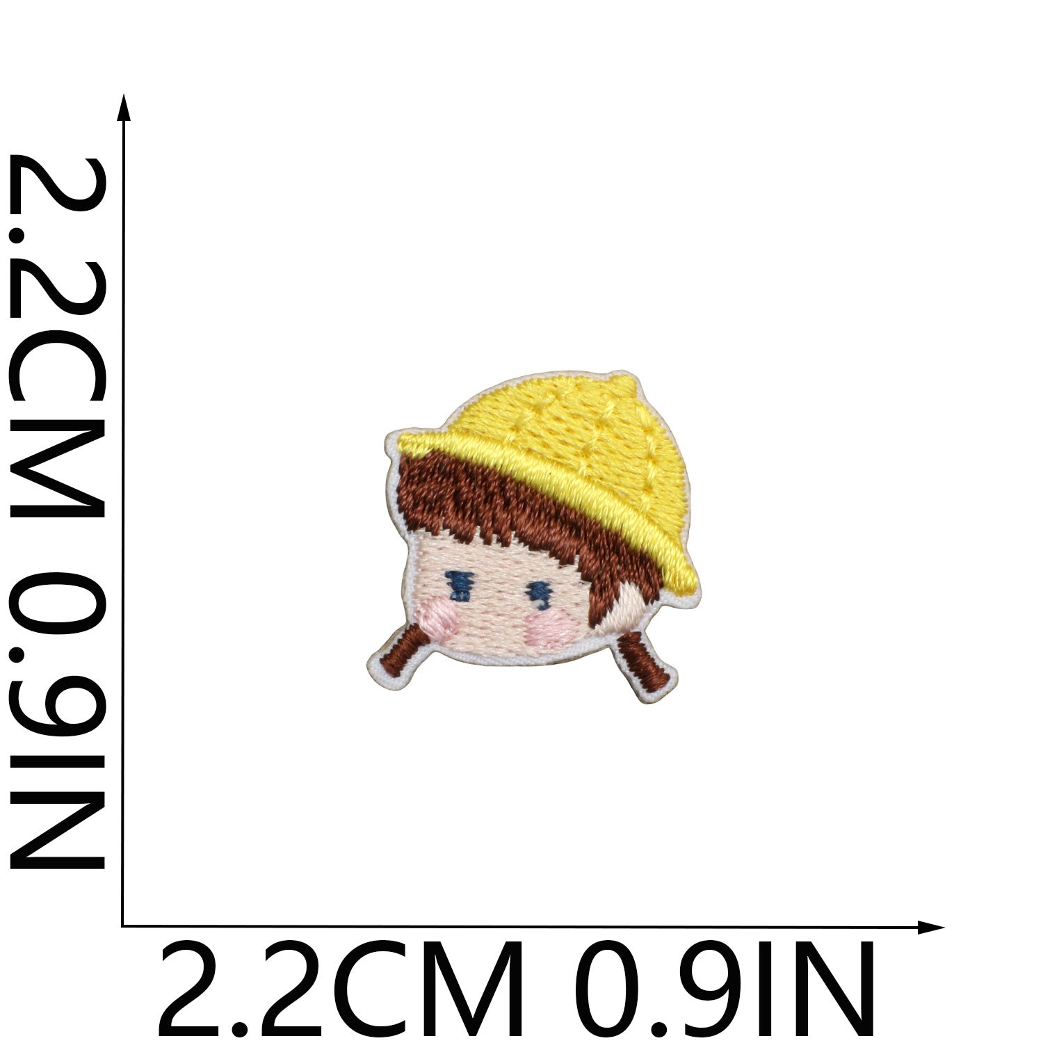 Wholesale Drink Cup Cow And Rice Ball Embroidered Iron On Patch Card Set For Clothing DIY Chic Accessory