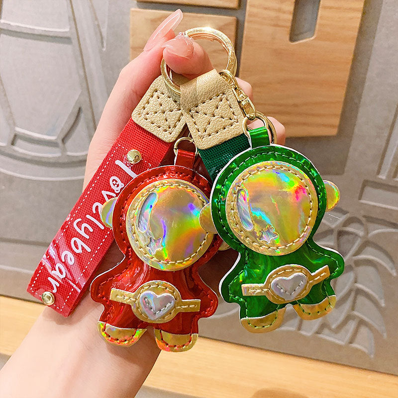 Wholesale Leather Cartoon Astronaut Keys
