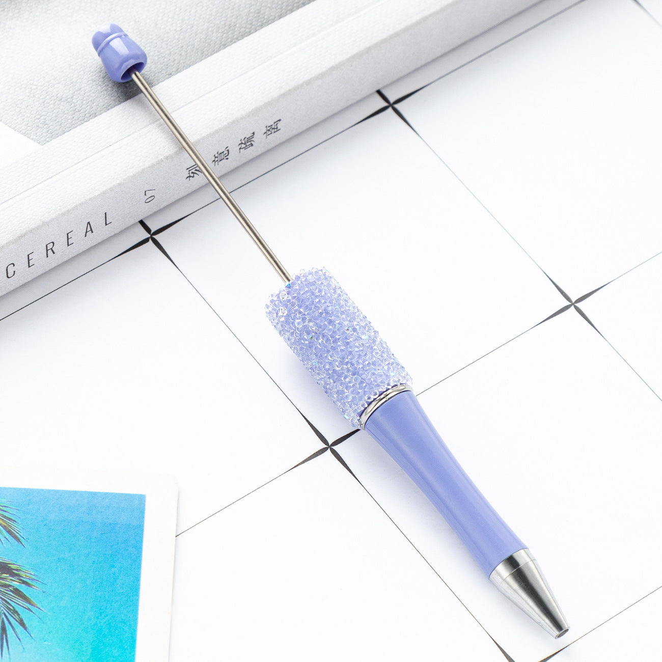 Wholesale DIY sugar beaded pen rhinestone ballpoint beadable pen