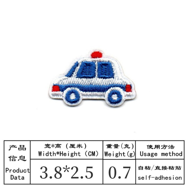 Wholesale Colorful cartoon car DIY Patches