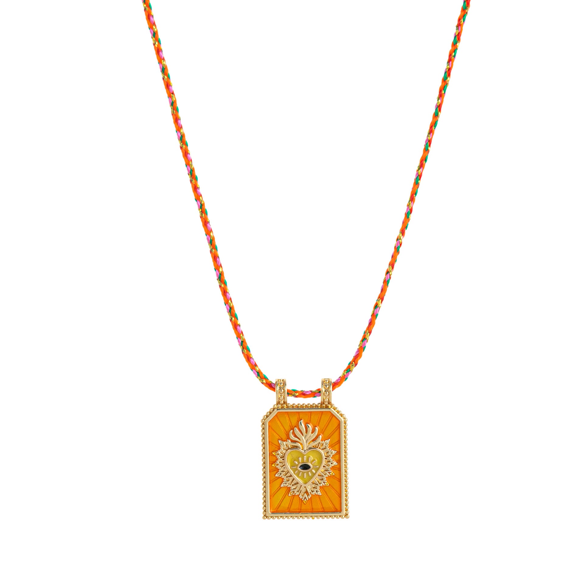 Wholesale Love Tarot Pendant Necklace Lucky Bead Chain Gold-plated Color Preservation