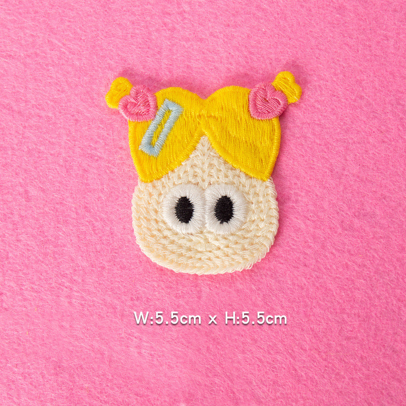 Wholesale Cartoon Pig Embroidered Patch Cute DIY Sewing Accessory For Clothing Towel Home Decor