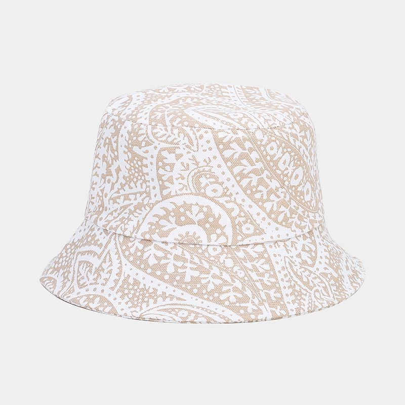 Sombrero de cubo de patrón de impresión de bandera de lona al por mayor