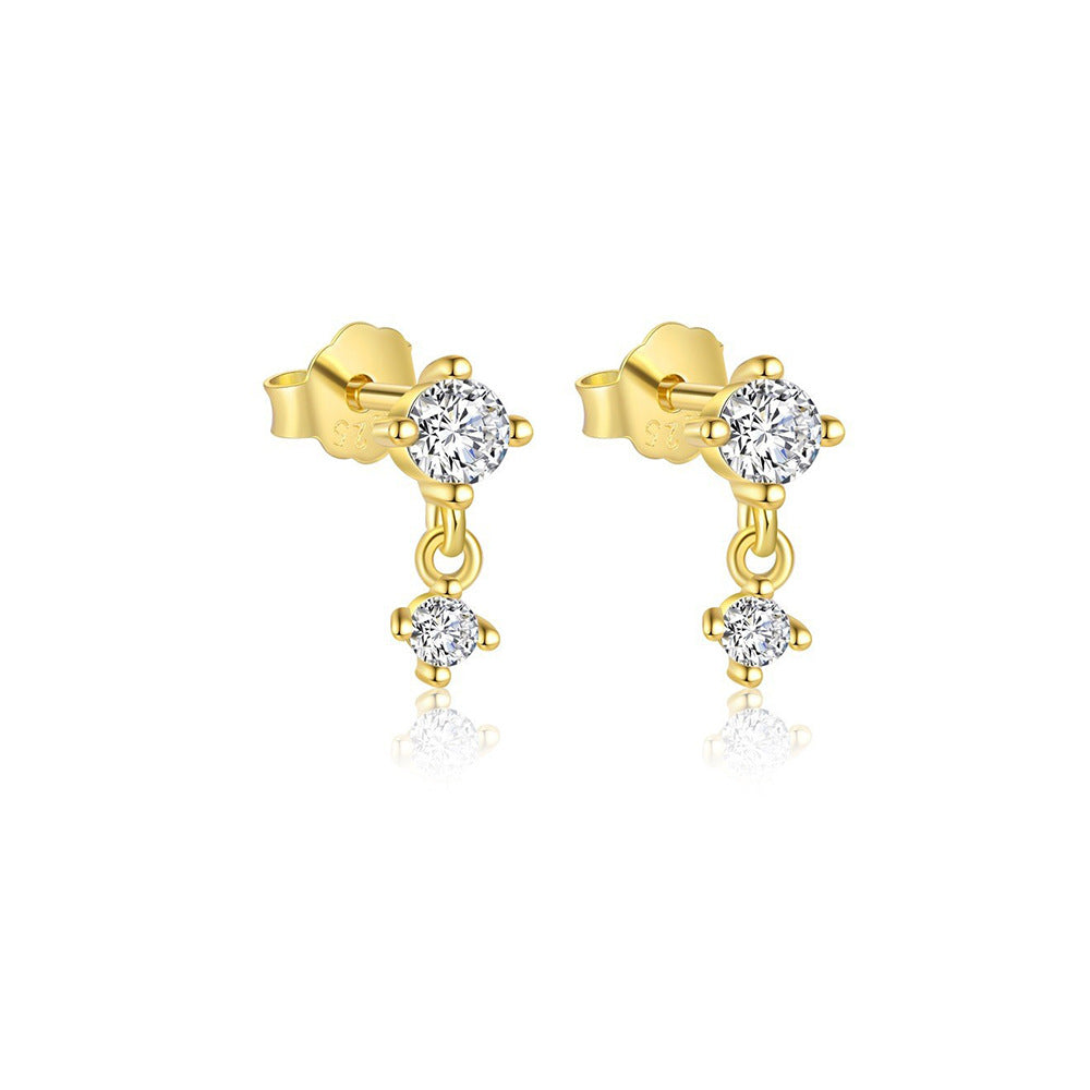 Wholesale zircon stud earrings Ear Studs