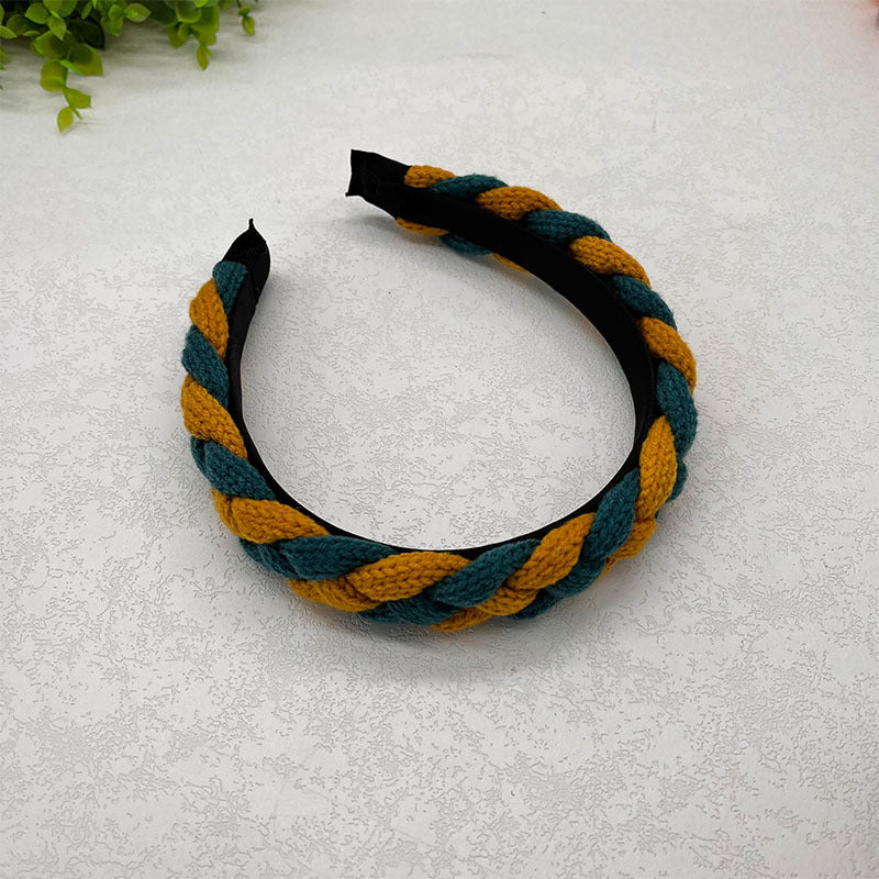 Wholesale  crocheted twist hairband wholesale  high-grade hair accessories